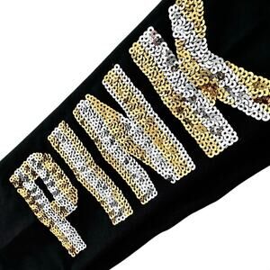 Victoria’s Secret Pink Bling 86 Yoga leggings gold sequins XS